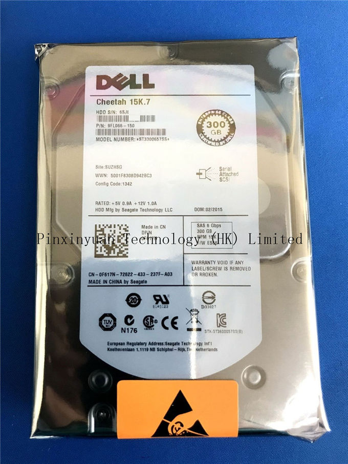 Ghepardo 15.7K 300GB ST3300657SS 3,5" di Dell F617N Seagate disco rigido di SRS con il vassoio
