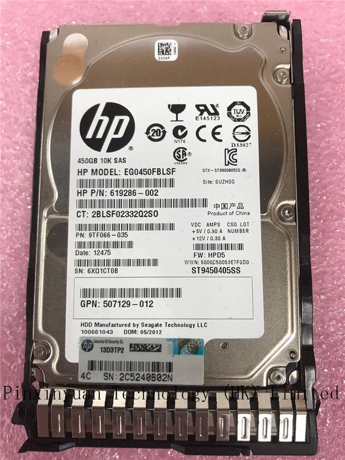 Impresa 653956-001 450GB 2,5" di HP spina calda HDD Gen8/9 652572-B21 di SRS 6GB/s 10K