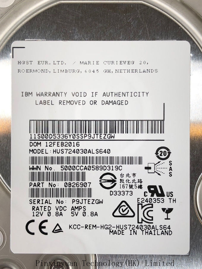 L'unità disco di IBM 2076-3303 85Y6187 3TB 7.2K RPM per v7000 modella 112 212