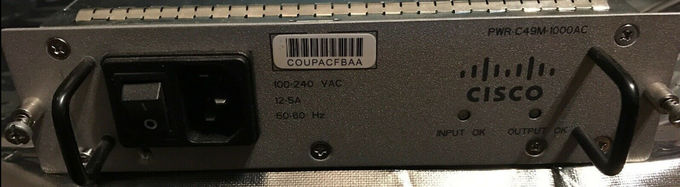 Alimentatore a corrente alternata durevole 1000W PWR-C49M-1000AC del commutatore 4900M di Ethernet del catalizzatore di Cisco