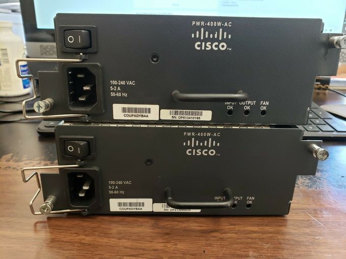 rifornimento Cisco PWR-400W-AC di alimentazione in ingresso di entrata di CA 400W per ME-C6524GS-8S ME-C6524GT-8S HSS