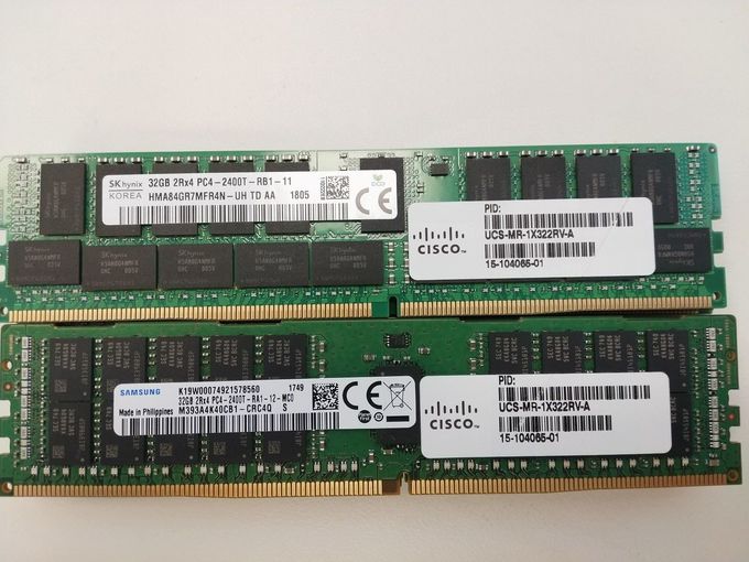 memoria UCS-MR-1X322RV-A di CEE registrata PC4-19200 di 32GB DDR4-2400 per il UCS B200 M4