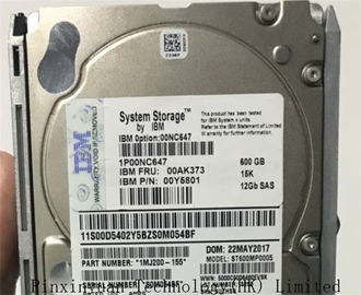 Porcellana Disco rigido del server di IBM AC61 Sata, stoccaggio 600GB 15K 12Gb di Sata Hdd 00AK373 00NC647 V5000 del server fornitore