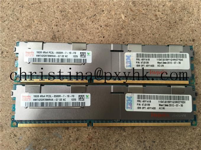 Memoria del server di IBM 46C7483 46C7489 49Y1400 16G PC3-8500 DDR3-1066